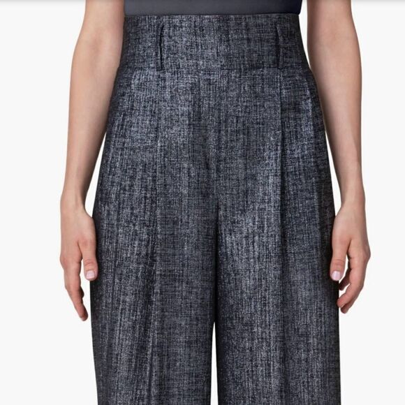 NWT Akris punto Florina Metallic Pants size 12 - Picture 3 of 11